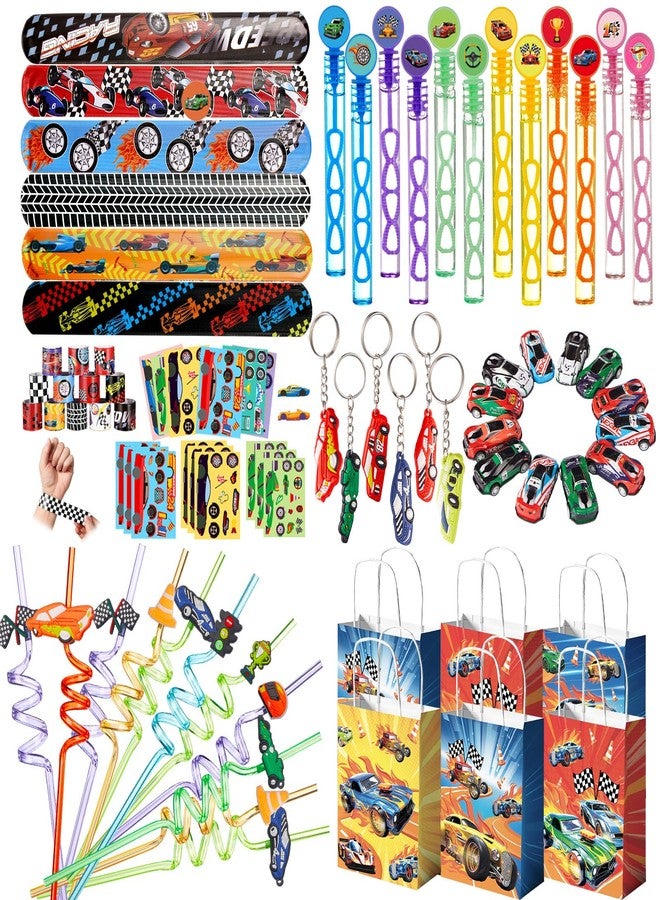 Vanblue Race Car Party Favors Hot Car Themed Birthday Party Decoration Racing Party Supplies Gift for Boy Kids Treat Gift Bags Stuffers Pinata Filler Classroom Rewards - Image 1